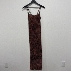 Lucky & Blessed NWT Paisley Pony Horse Velvet Printed Maxi Dress Size Small Barn